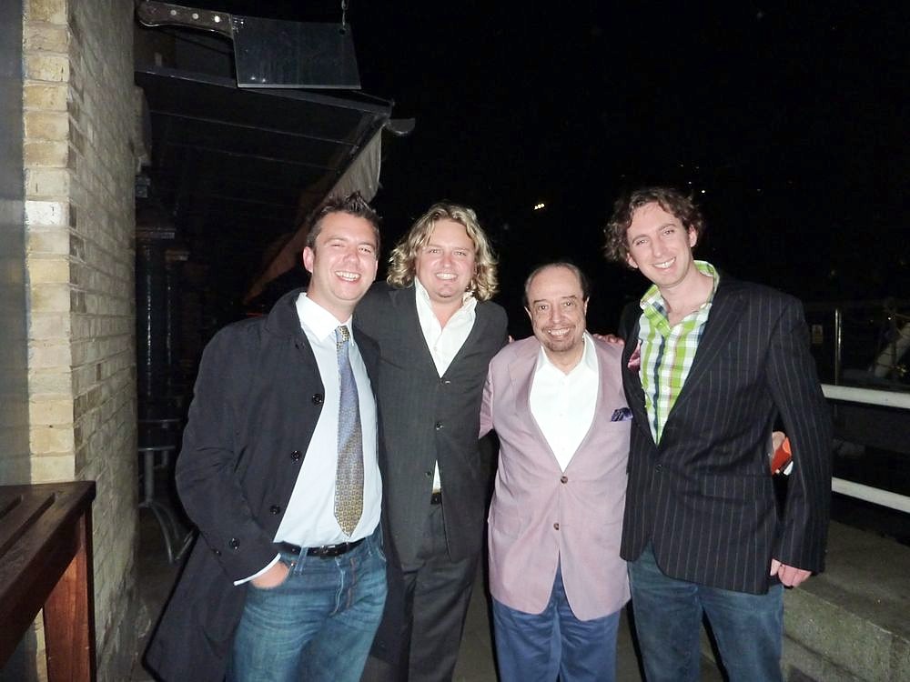 Bimbo Team with Sergio Mendes at Le Pont de la Tour, Tower Bridge, London