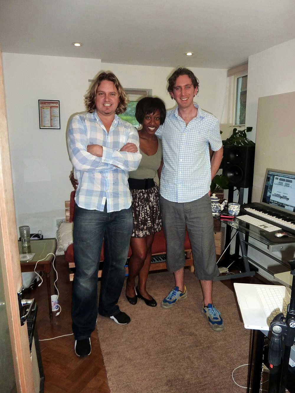 Beverley Knight writing with us in London, the future hit "I Found Out"