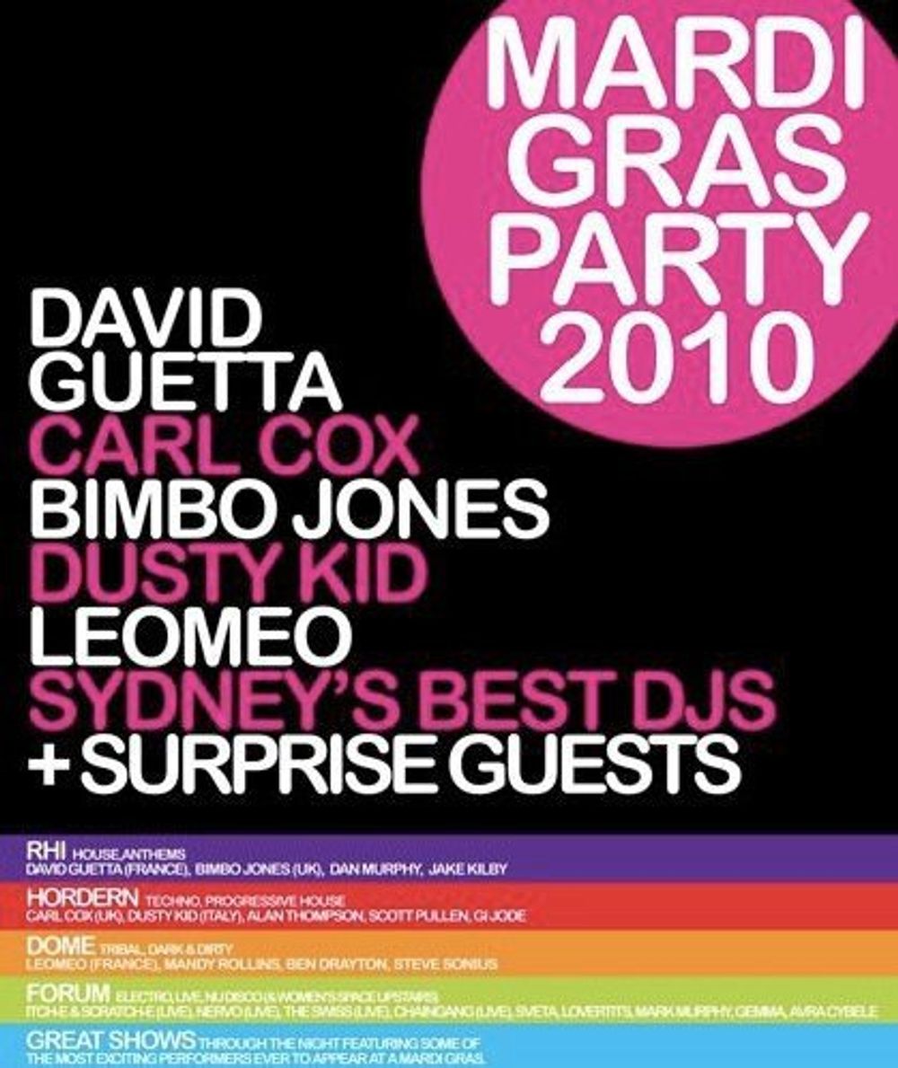 What a party this was. Thank you Mardi Gras for an awesome party. Lee x