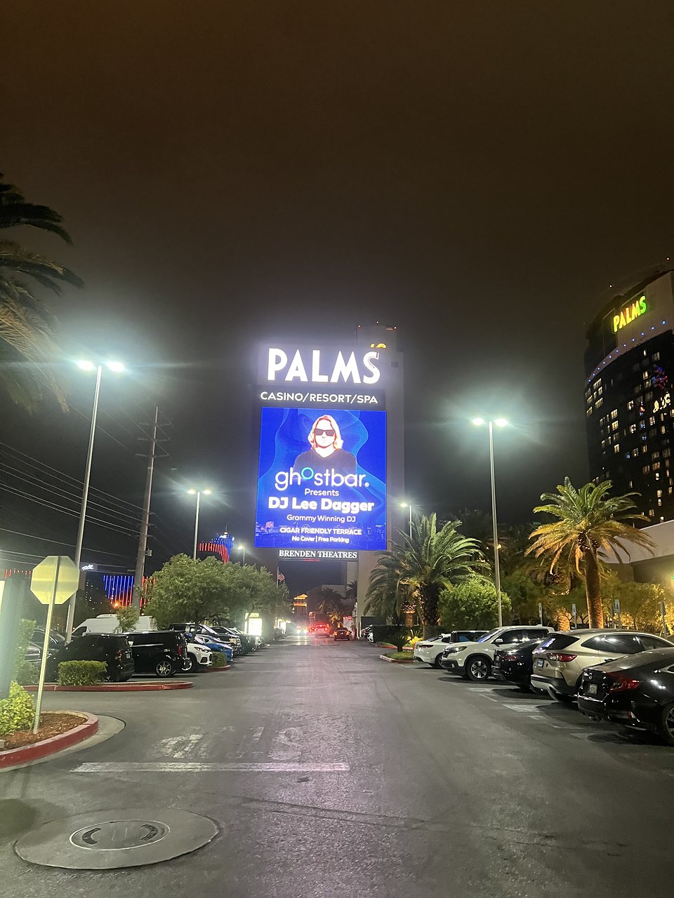 Ghostbar presents DJ Lee Dagger, on the Palms billboard in Las Vegas